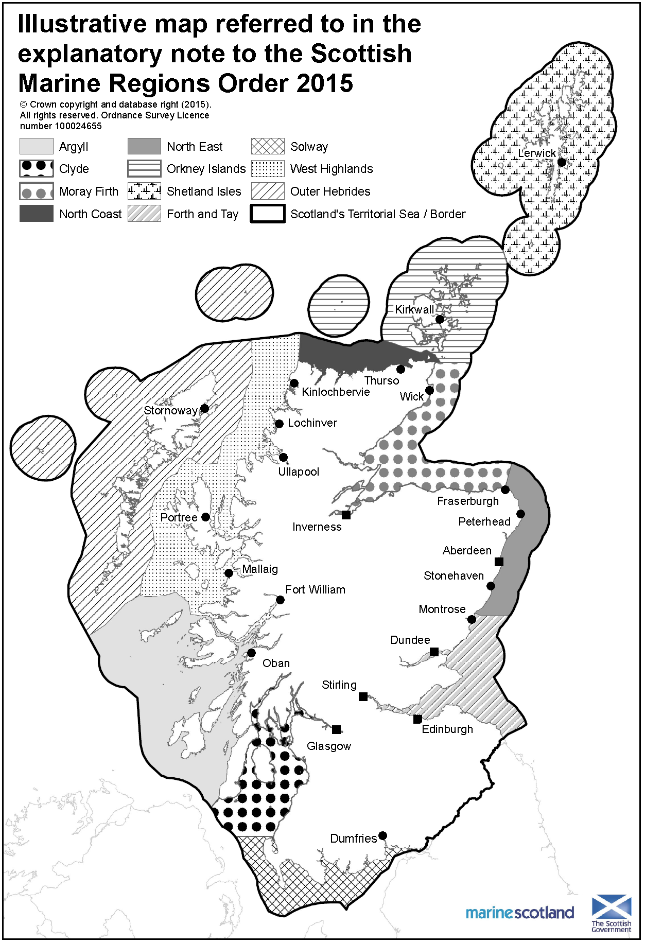 Scottish sufing regions